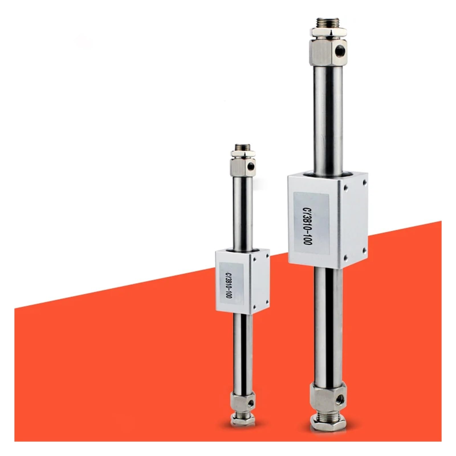 Cylindre pneumatique sans tige à accouplement magnétique CY3B20, haute pression, en alliage d'aluminium, longue course, CY3B20TF-200(CY3B6 (Bore 6mm))