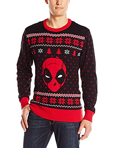 Marvel Weihnachtspullover 27 Marvel Unisex-Erwachsene Ugly Christmas Sweater Pullover,...
