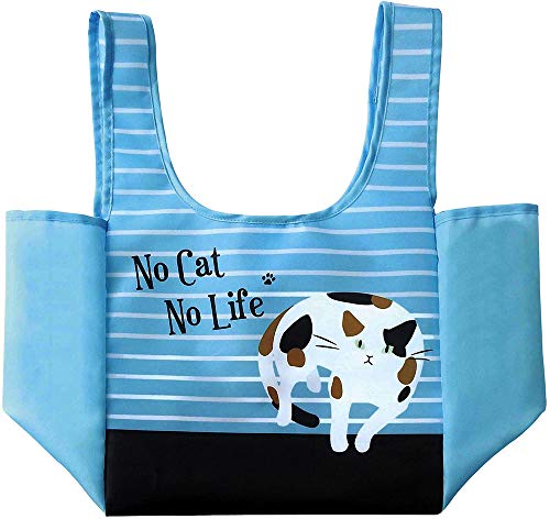 大西賢製販 コンビニ エコバッグ ミケ ブルー 16.5×26×25cm