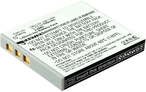 Miniatura 2 de Synergy Digital Batería de cámara, compatible con cámara digital Sanyo Xatic VPC-CA6, (iones de litio, 3.7 V, 700 mAh) ultra alta capacidad,