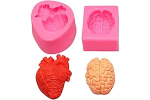 Heart Fondant Mold, Brain Mold Resin Mold Decoration