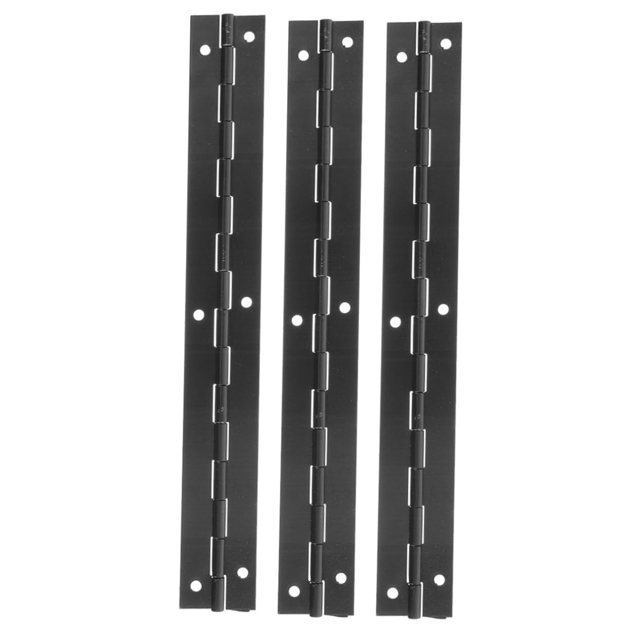 Abaodam 3pcs Matte Black Piano Hinges Long Hinges for Jewelry Box Bronze Piano Hinge Box Hinges Small Piano Hinges