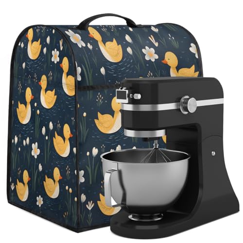 Mixer Cover Coffee Maker Cover Swimming Yellow Duck Stand Mixer Cover With Pockets Kitchen Aid Mixers Accessories