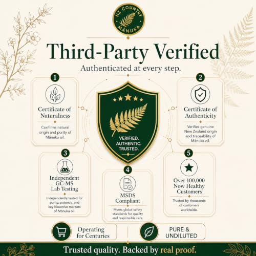 100% Pure New Zealand Manuka Oil Organic Essential Oil, Toenail Treatment, Skin Care - image 4
