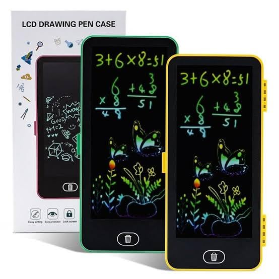 LCD Writing Tablet, 8.5-inch Electronic Drawing Board, Digital Notepad with Colorful Display, Educational Math Learning Pad for Kids, Multi-Color Frame Options-image-31