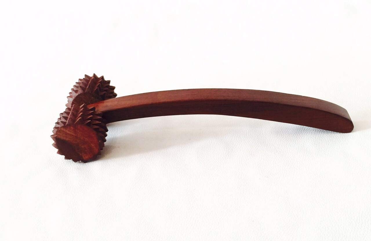 Iwud Back Pain Relief Acupuncture Roller Manual Wooden Pointed Tool for blood circulation or complete relief from pain (Brown) || accupressure tools (B08WKK9ZZ3) Amazon Price History, Amazon Price Tracker