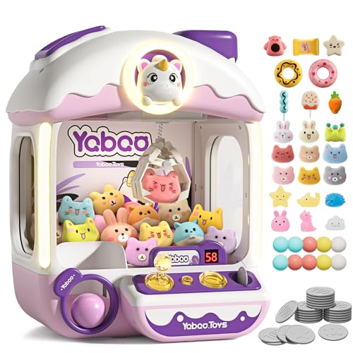Large Claw Machine for Kids Unicorns, Vending Machine Toys for Girls 5 6 7 8 Year Old, Candy and Prize Electronic Dispenser Game Ages 5-7 6-8, Christmas Birthday Gift for 3 4 5 6 Year Old