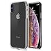 Trianium Clarium Case Designed for Apple iPhone Xs MAX Case (2018 6.5" Display ONLY) Reinforced Corner TPU Cushion and Hybrid Rigid Clear Back Plate Protection Covers [Enhanced Hand Grip] - Clear