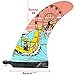 KONA SURF CO. Classic Single Single Center Fin for Longboard, Surfboard and Paddleboard (Freeride, 9in)