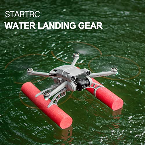 STARTRC Mini 3 Pro Landing Gear, Kit d'entraînement pour train d'atterrissage aquatique Support flottant pour accessoires DJI Mini 3 Pro