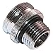 LASCO 08-2475 1/2-Inch Male Iron Pipe Shower Arm Ball Adaptor with Price Pfister Thread Ball End, Chrome Plated