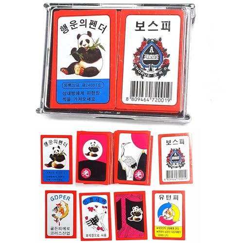 DEAD SKIN Lucky Panda Hwatu Card Set Korean Flower Battle Go or Stop/Godori Game Traditional Card Game