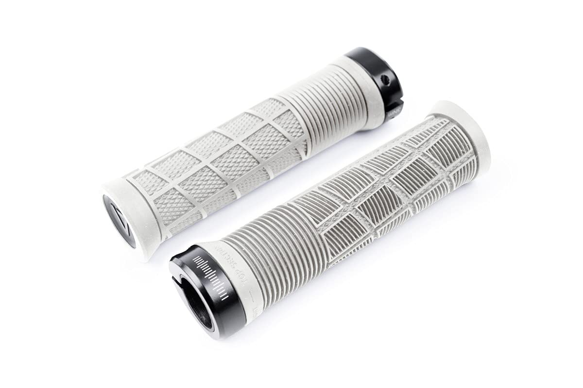 Acid Disrupt Mountain Bike Handlebar Grips (Light Grey, 32.5mm)