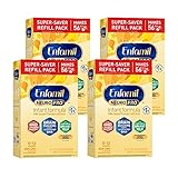 Enfamil NeuroPro Baby Formula, Triple Prebiotic Immune Blend with 2'FL HMO & Expert Recommended Omega-3 DHA, Inspired by Breast Milk, Non-GMO, Refill Box, 31.4 Oz, Pack of 4 (Packaging May Vary)