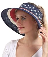 Algopix Similar Product 3 - Women Sun Visors Foldable Straw Hats