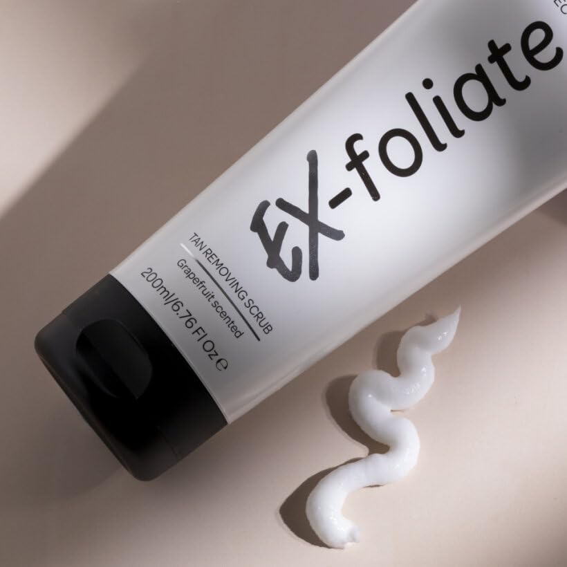 BPerfect Tan Studio - Ex-Foliate Tan Removing Scrub - Grapefruit Scented Exfoliator with Shea Butter, Almond & Avocado Oil - 200g - Image 3