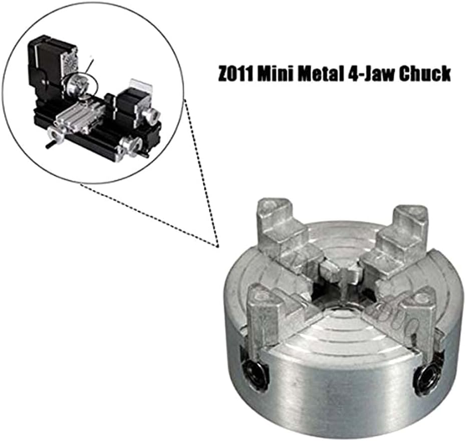 4ジョー旋盤チャック高精度センタリング旋盤チャック亜鉛合金はコネクティングロッドでチャックを回します