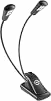 Amazon.co.jp: K&M 譜面台用ライト “Double 4 LED Flex Light