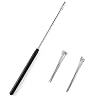 E-outstanding Reusable Inoculating Loop Inoculating Rod Kit Laboratory Research Teaching Tools 5pcs 3mm Inoculating Ring 5pcs 4mm Inoculating Ring 1 Piece Inoculating Rod