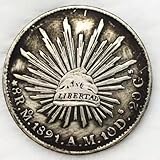 monedas conmemorativas mexico 86 【 Artesanía 】Mecanizado de precisión, ambos lados adoptan diseño totalmente en relieve, con detalles exquisitos