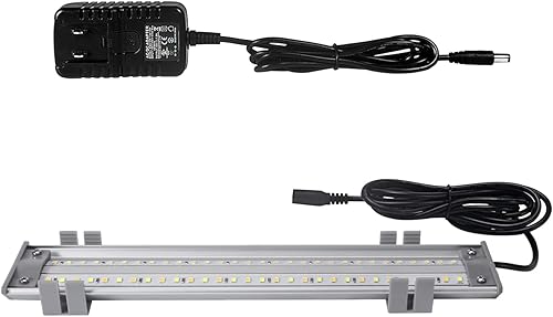 M&M Cage Company - Luz de jaula para pájaros - Lámpara LED de espectro completo para mascotas suaves - Simula el entorno natural - Seguro para todas