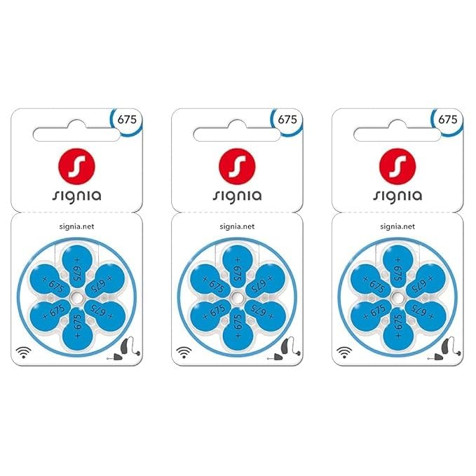 Signia Hearing Aid Batteries- Size 675-(Pack of 18 Batteries)-image-36