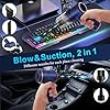 KMM Handheld Car Vacuum Cleaner, 9000Pa Vacuum Cleaner and Air Duster, 120W High Power Hand Held Vacuum with LED Light and Multi-Nozzles for Car, Home, Office, Pet #1