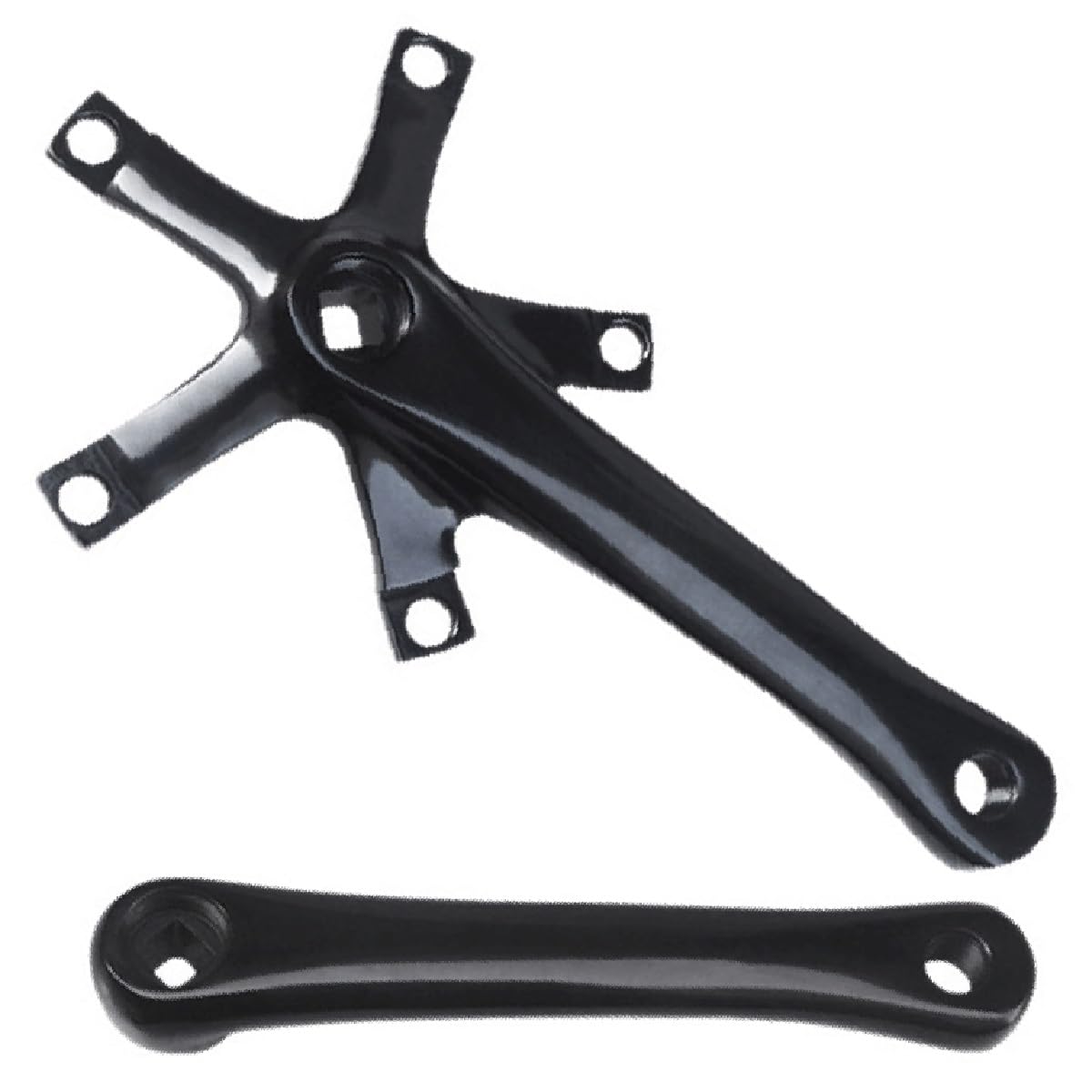Amazon.co.jp: KANGXYSQ ロードバイククランクアーム 165mm スクエア