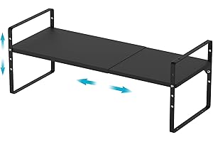 iPEGTOP Single Tier Shelf - Expandable and Adjustable Storage Solution