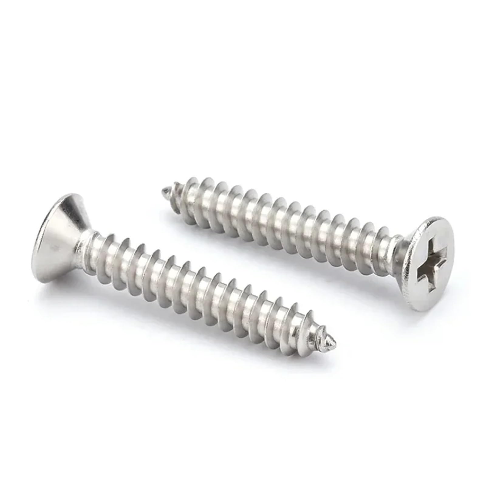 Tornillos Tornillos autorroscantes Tornillo de Ace Tornillo for Madera autorroscante de Cabeza avellanada Plana de Acero Inoxidable M4 316(M4(20Pcs)*20mm)