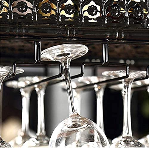 Casier à vin plafond pour optimiser l'espace et ranger les verres à pied