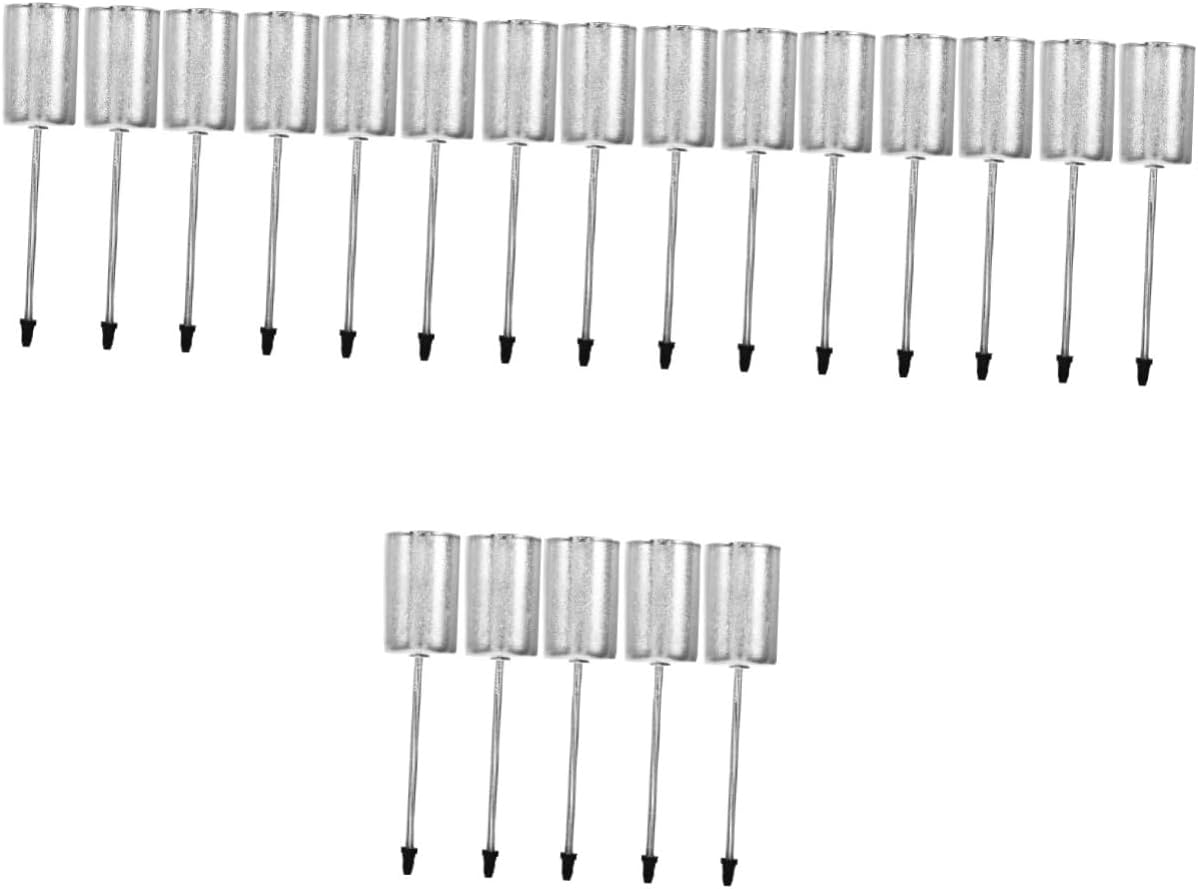 20pcs Candle Cup Spike Candle Holders for Christmas Tree Decor and Party Favors for Taper and Festive Table Centerpieces