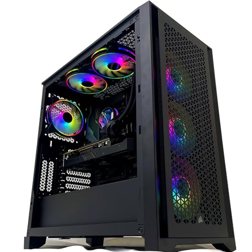 ginger6 Gaming PC Desktop 14ZF60G-8WX - Intel Core i7 14700F Processor, AMD Radeon RX 9070 XT 16GB Graphics, 2TB M.2 NVMe SSD, 64GB DDR5, Z790, Wi-Fi 6E 802.11ax, Liquid Cooled, Windows 10 Home