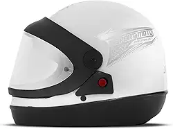 CAPACETE FECHADO PRO TORK SPORT MOTO LIGHT BRANCO TAM. 58