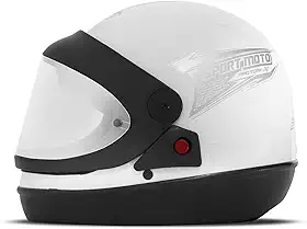 CAPACETE FECHADO PRO TORK SPORT MOTO LIGHT BRANCO TAM. 58
