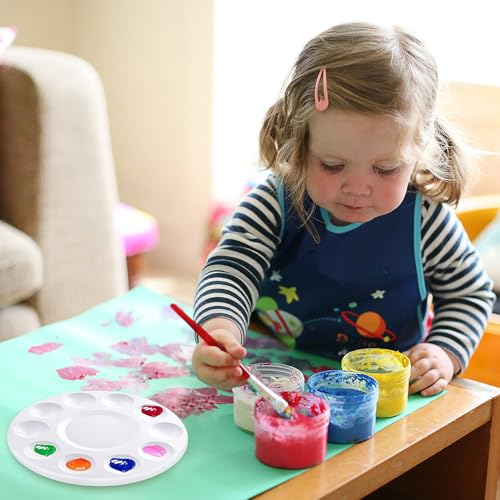 Image of Hulameda 32pcs Paint Palettes,Paint Tray Palettes,Paint Trays for Kids
