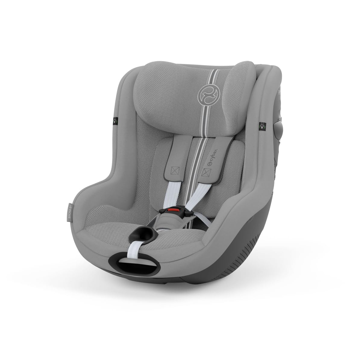 CYBEX Gold Sirona G i-Size Plus Kinder-Autositz, Ohne Base, 3 Monate bis 4 Jahre, 19 kg, 61-105 cm, Stone Grey