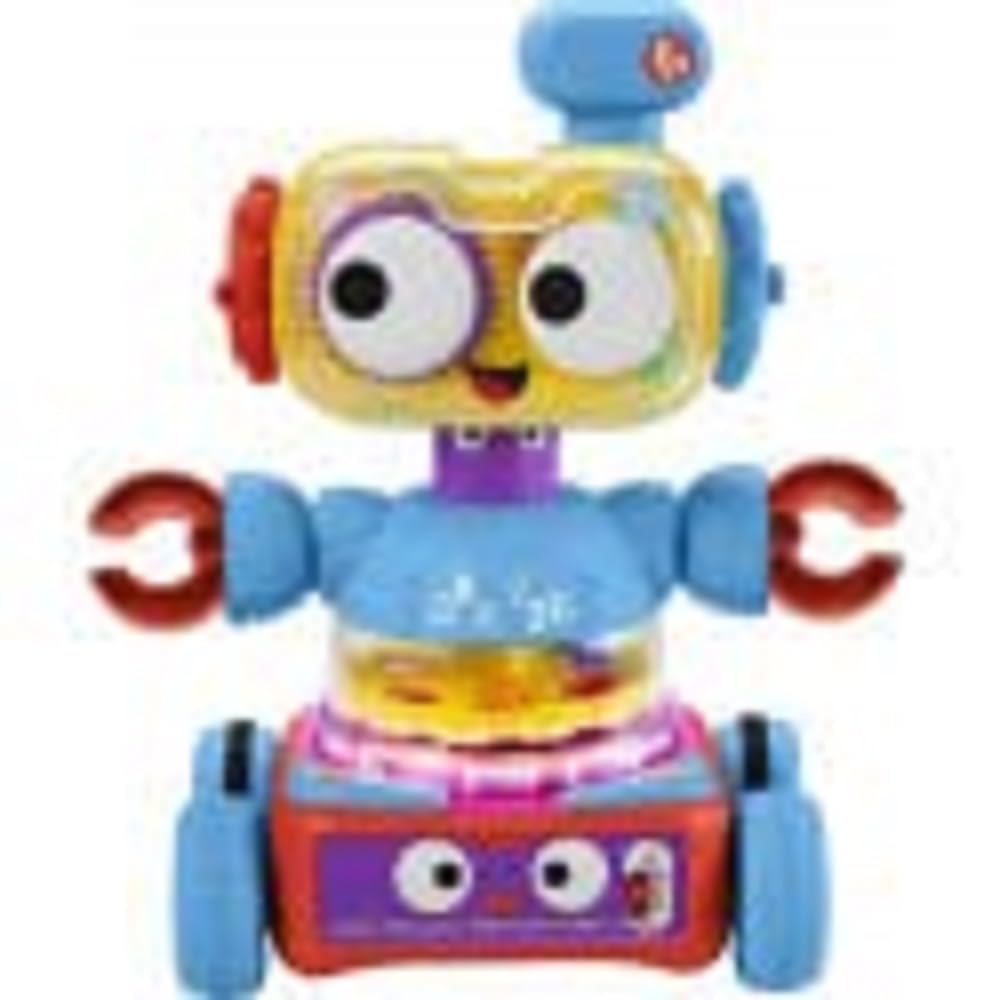 Fisher-Price - 4 w 1 robot edukacyjny Linus dla niemowląt i małych dzieci, zabawka od 6 miesięcy - (Nordics), HCK40
