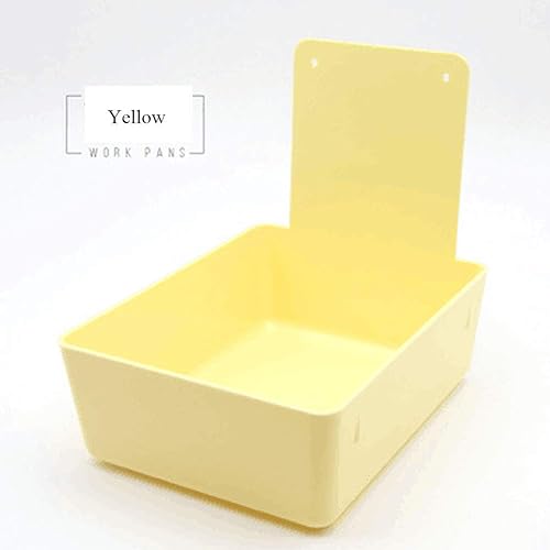 Miniatura 6 de Bandejas dentales de plástico con clip para laboratorio dental clínica material organizador, 10 piezas