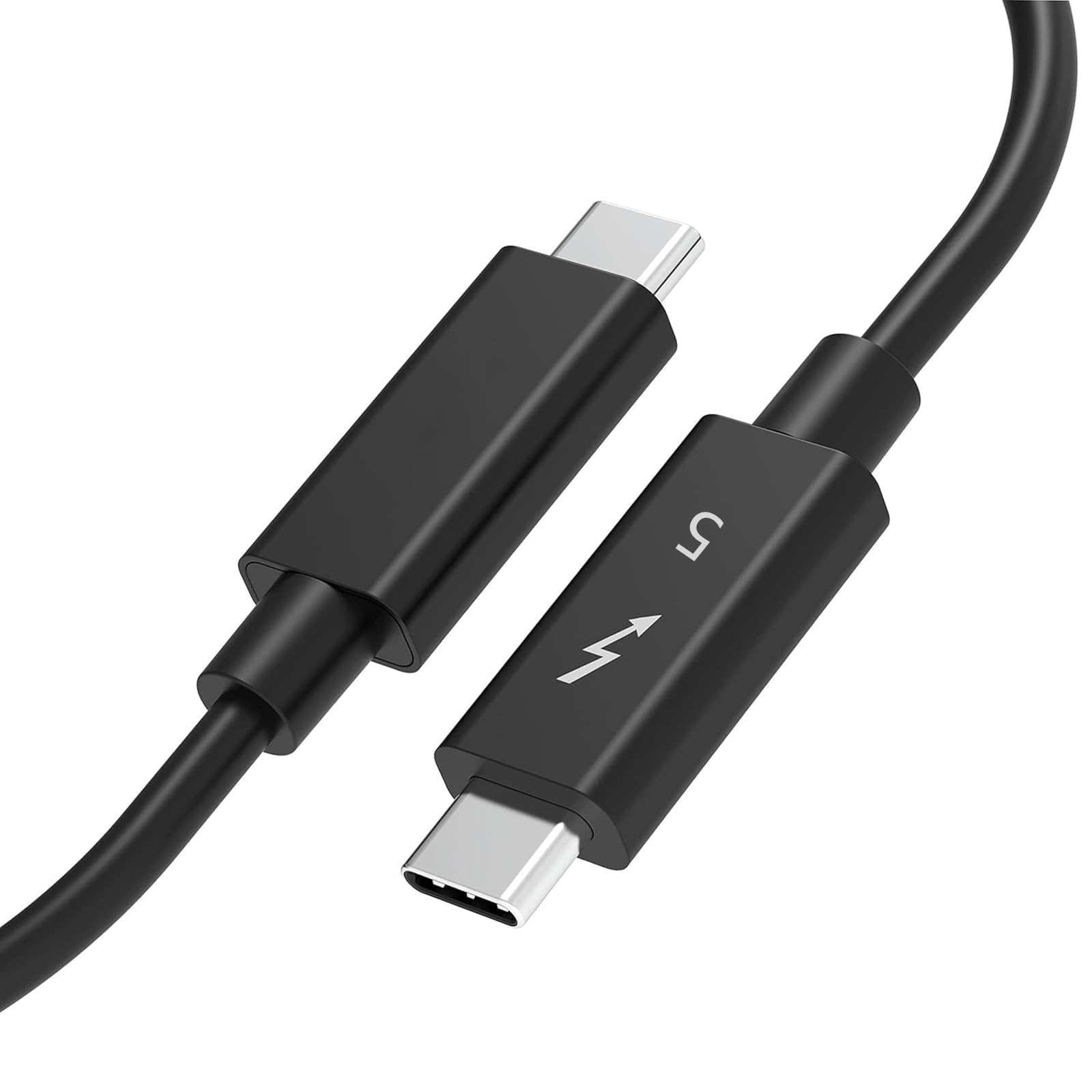 Amazon.co.jp: USB-C Thunderbolt 5 ケーブル 0.5m POTRRCIUSUER