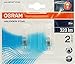 Produktbild 10x 2er Pack Osram Halogen Leuchtmittel Stiftsockel 20 Watt 320 Lumen G4 2800 Kelvin warmweiß dimmbar Doppelpackung 10x 2 Stück Niedervolt