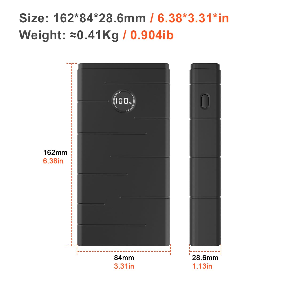 Talentcell Batterie lithium-ion 12 V, PD 45 W USB-C 18 W USB-A, batterie externe portable, 76,65 Wh CC 5 A de sortie pour Raspberry Pi/bande LED/caméra de vidéosurveillance/télescope, pompe Spectra