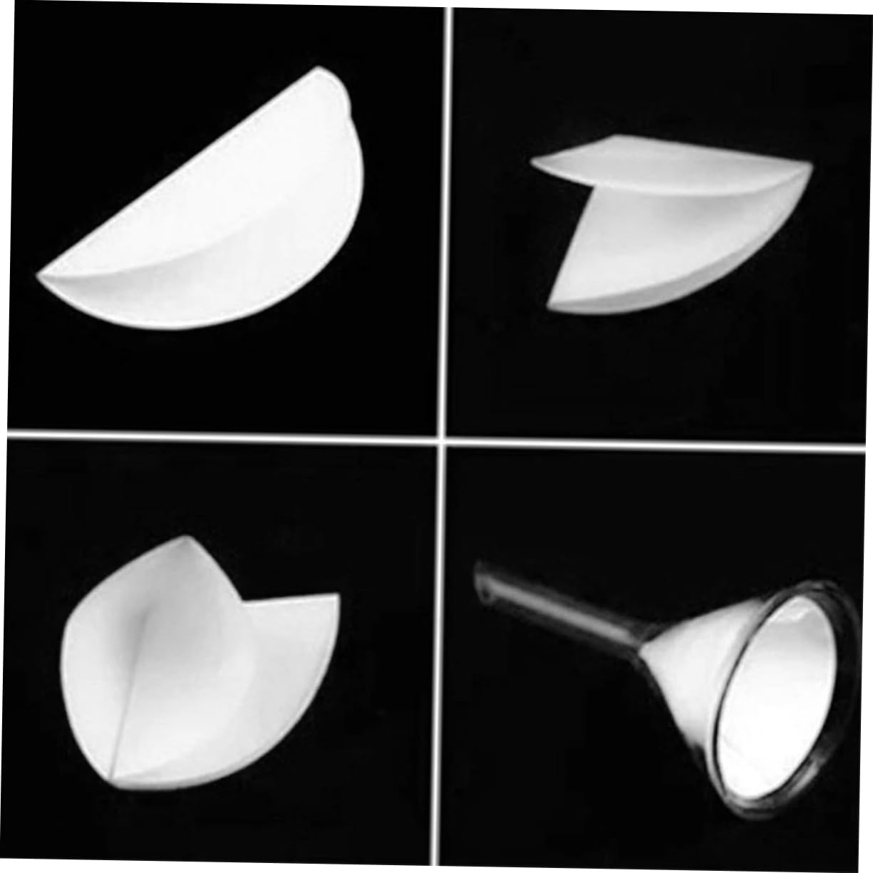 KICHOUSE 100pcs Qualitative Filter Papers Round Lab Filter Paper for Laboratory