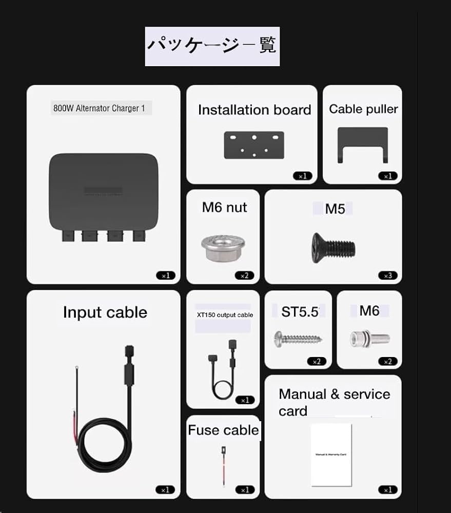 Amazon.co.jp: 【特価在庫一掃】【800W】Alternator Charger 1