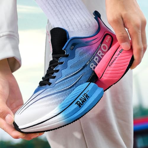 Men's Carbon Plate Road Running Shoes, Anti - Slip, Shock - Absorbing Soft Sole, Professional Sports Footwear for Road Running, Jogging and Fitness4