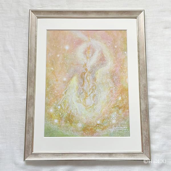 Amazon.co.jp: 絵画 直筆アート 「光龍」HIDEKI ｜アクリル画 抽象画