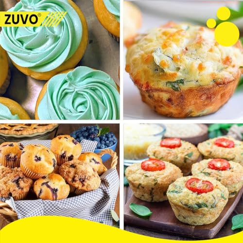 Non-Stick 12-Cup Silicone Muffin Tray for Cupcakes & Brownies - Image 4