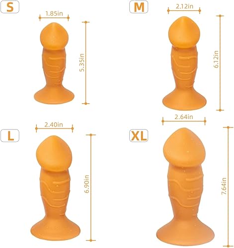 Miniatura 9 de Consolador súper grande, tapón anal de silicona líquida, masaje de próstata, dilatador de ano, bola anal para principiantes, avanzados, hombres y