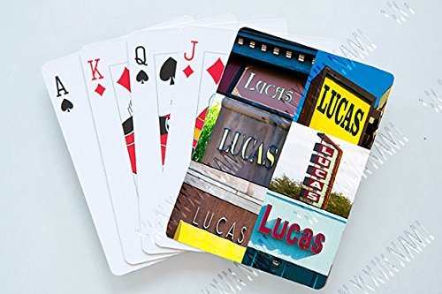 Naipes personalizados LUCAS con fotos de signos reales