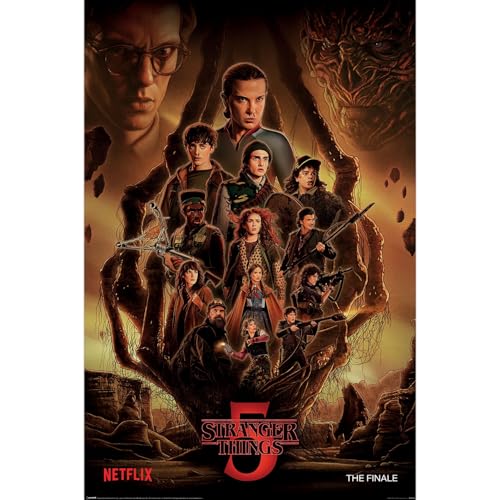 Stranger Things S5 (THE FINALE) MAXI POSTER 91.5cm x 61cm Maxi Poster Official Licensed Large Wall Art for Bedroom Gaming Room or Office Decor